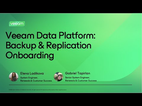 [EMEA session] Veeam Data Platform  Backup & Replication Onboarding