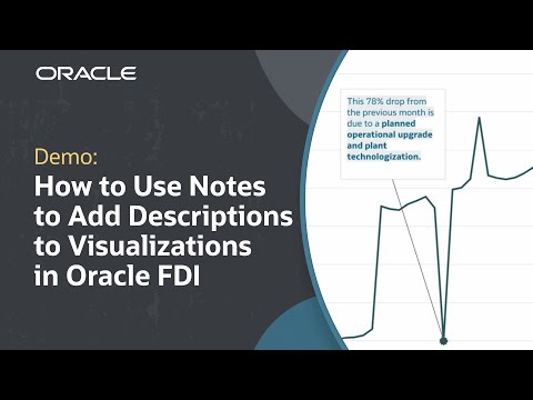 How to Use Notes to Add Descriptions to Visualizations in Oracle FDI