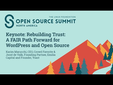 Keynote: Rebuilding Trust: A FAIR Path Forward for WordPress and O… Karim Marucchi & Joost de Valk