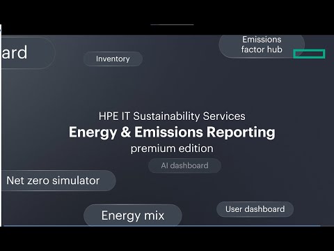 HPE energy and emissions reporting – premium edition