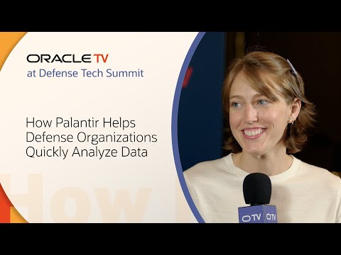 Palantir’s Impact on Defense: Oracle TV Defense Tech Summit