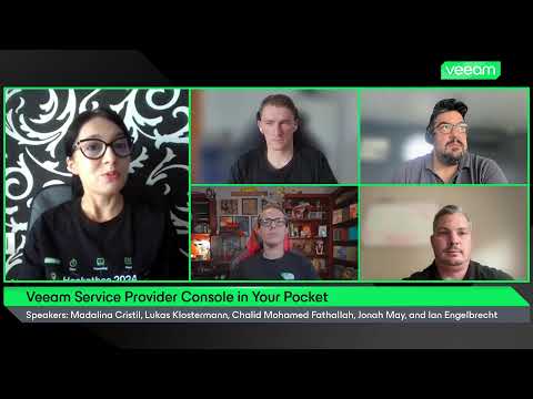 Veeam Service Provider Console in Your Pocket