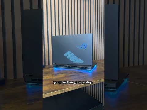 Want to know 😮 how to display custom text on your ROG Strix SCAR with AniMe Vision?