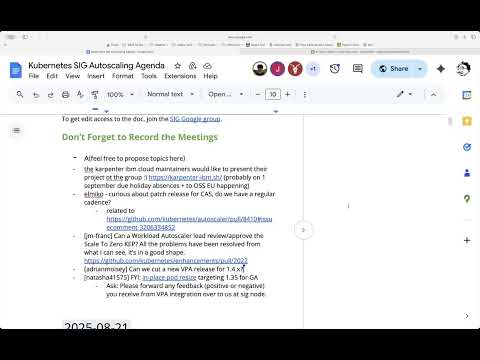 SIG Autoscaling Weekly SIG Meeting for 2025-08-21T15:17:48Z.mp4