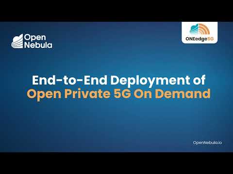 End-to-End Deployment of Open Private 5G On Demand