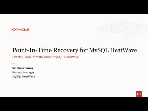 Point-In-Time Recovery for MySQL HeatWave