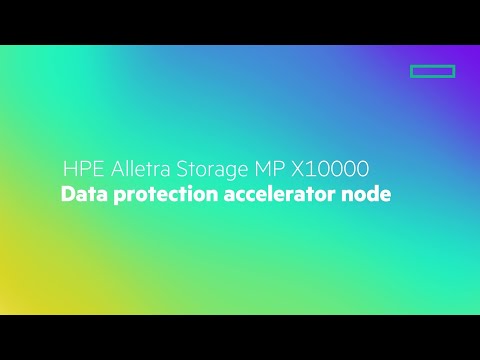 HPE Alletra Storage MP X10000 Data Protection Accelerator Node