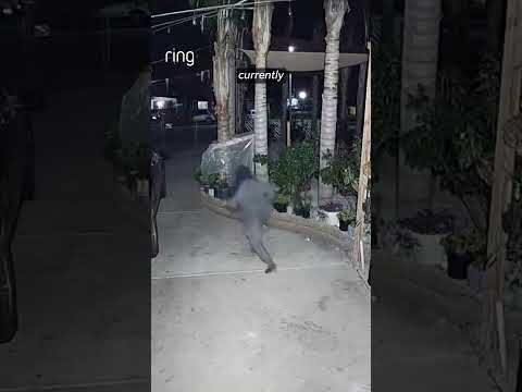 A stranger entered this neighbor’s yard but was sent running when the Ring Motion Warning went off.