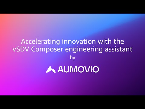 Accelerating Automotive Development: AUMOVIO’s vSDV Composer powered by AWS | Amazon Web Services