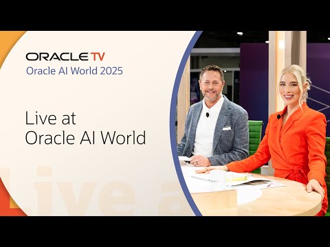 Oracle TV: Your Front Row Seat at Oracle AI World