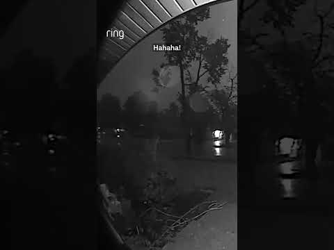 When the thunder is so loud it makes you drop your umbrella 🤣