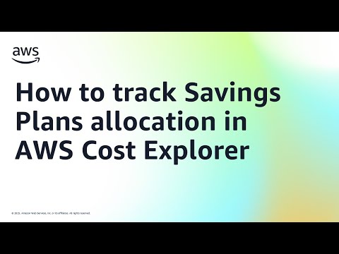 How to track Savings Plans allocation in AWS Cost Explorer | Amazon Web Services