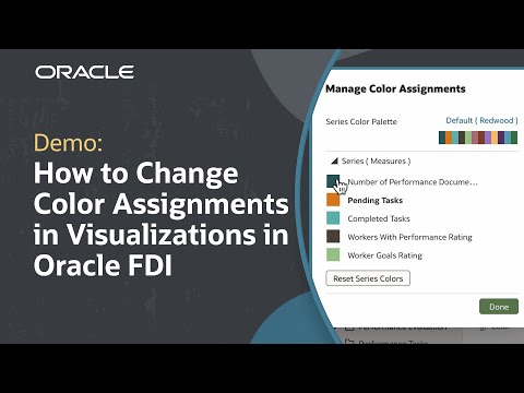 How to Change Color Assignments in Visualizations in Oracle FDI