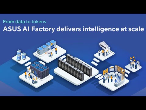 From data to tokens, ASUS AI Factory delivers intelligence at scale