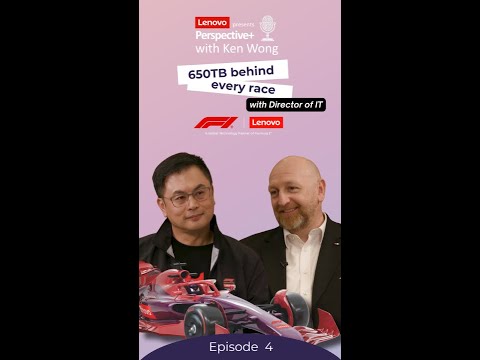 650 terabytes of data in Formula 1 every race | Perspective+ with Ken Wong | Lenovo