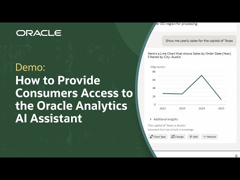How to Provide Consumers Access to the Oracle Analytics AI Assistant