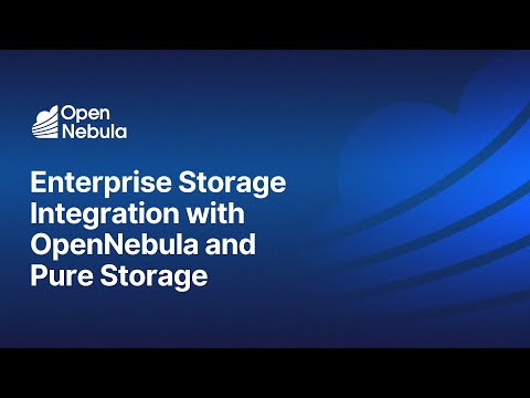 Enterprise Storage Integration with OpenNebula and Pure Storage