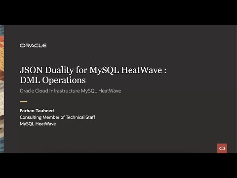 JSON Duality for MySQL HeatWave: DML Operations