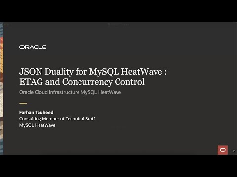 JSON Duality for MySQL HeatWave: ETAG and Concurrency Control