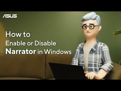 How to Enable or Disable Narrator in Windows?  | ASUS SUPPORT