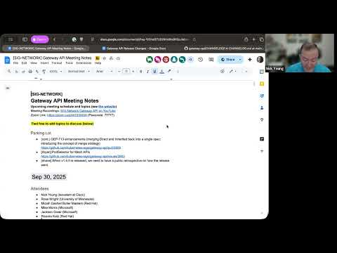 Gateway API Meeting for 2025-09-30