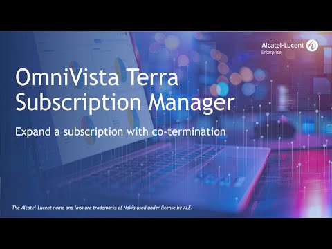OmniVista Terra Subscription Manager – Subscription expansion with no co-termination