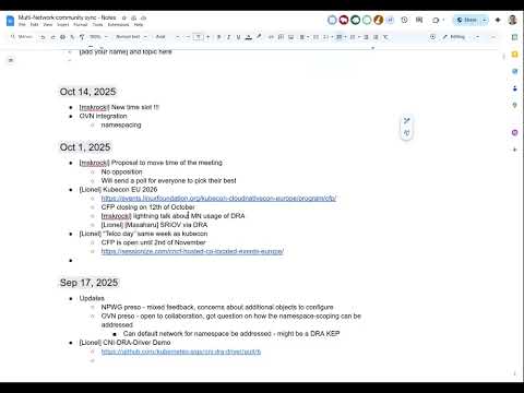 Multi-network Community Sync for 2025-10-14
