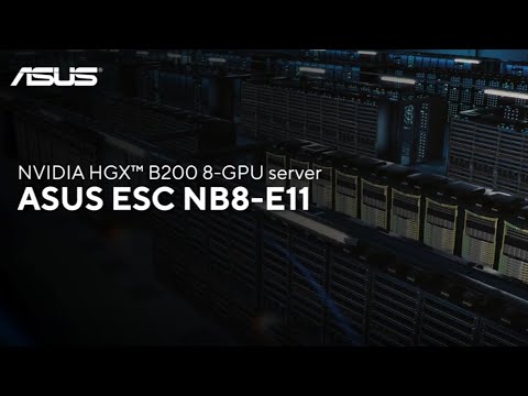 ESC NB8-E11 with NVIDIA HGX B200 | ASUS