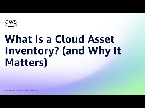 What Is a Cloud Asset Inventory? (and Why It Matters) | Amazon Web Services