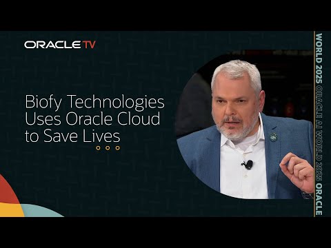 Biofy Technologies: Fighting Antibiotic Resistance with AI on Oracle TV at Oracle AI World 2025