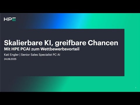 Skalierbare KI, greifbare Chancen – Mit HPE PCAI zum Wettbewerbsvorteil für Service Provider