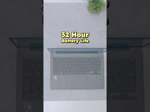 The ASUS Zenbook A14 can move all day 👆☀️