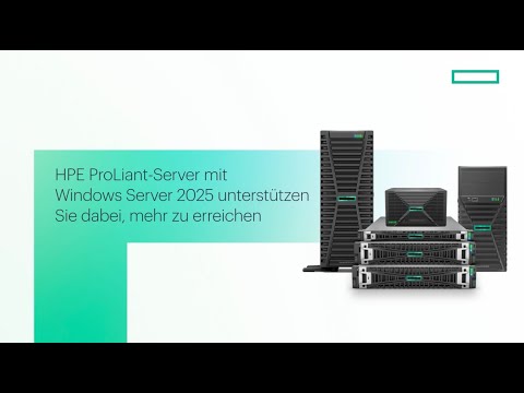 HPE ProLiant + Windows Server 2025 | Vertrauenswürdig, sicher, nachhaltig