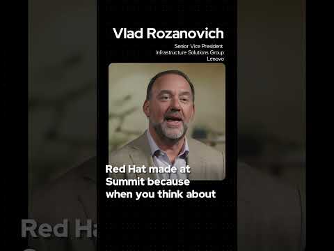 Inference is where data meets productivity – Lenovo and Red Hat