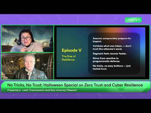 No Tricks, No Trust: A Halloween Special on Zero Trust and Cyber Resilience