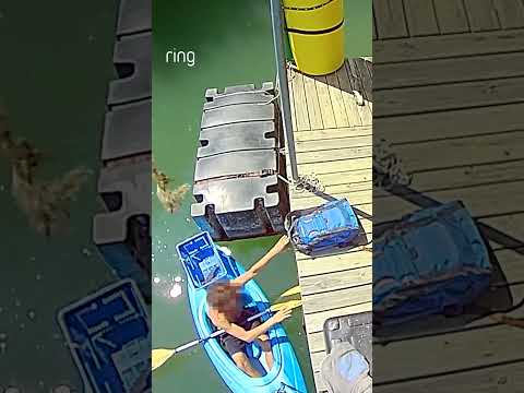 Markus confronts a kayaker who took his backpack from his dock on Two-Way Talk