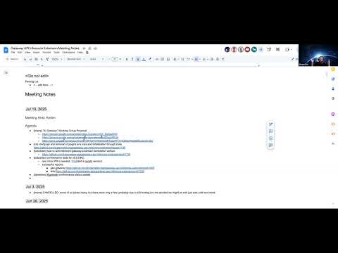 WG-Serving: Inference Extensions Weekly Sync for 2025-07-10