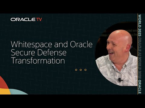 Whitespace: Advancing Defense Innovation with Oracle AI on Oracle TV at Oracle AI World 2025