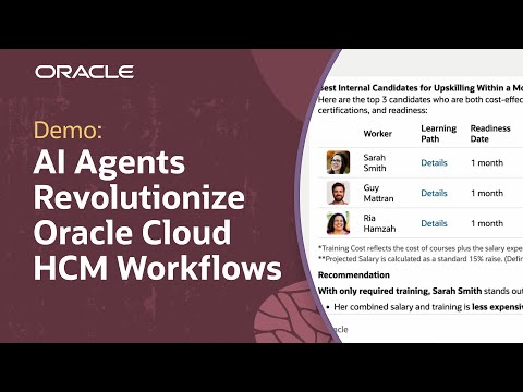Reimagine How Work Is Done with Agentic AI in Oracle Fusion Cloud HCM