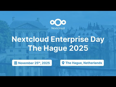 We’re coming to The Hague! 🇳🇱 Will you be there to discuss digital sovereignty with tech experts?