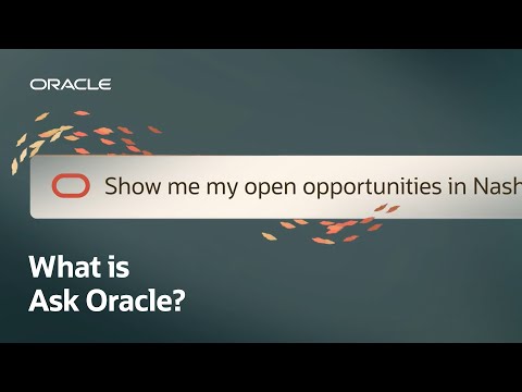 Introducing Ask Oracle: One Box, Endless Possibilities with Oracle AI