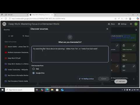 Google NotebookLM Discover feature : Your Smart Gateway to Google Drive Data | Google NotebookLM |