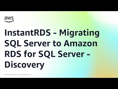 InstantRDS – Migrating SQL Server to Amazon RDS for SQL Server – Discovery | Amazon Web Services