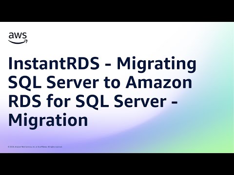 InstantRDS – Migrating SQL Server to Amazon RDS for SQL Server – Migration | Amazon Web Services