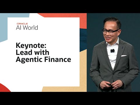 Oracle Cloud ERP Keynote: Rocket Forward with Agentic Finance Now at Oracle AI World 2025