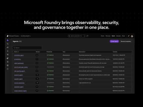 Announcing Control Plane in Microsoft Foundry