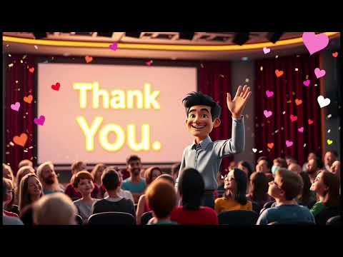 Thank you, video, | Congratulations on completing AI video making course |