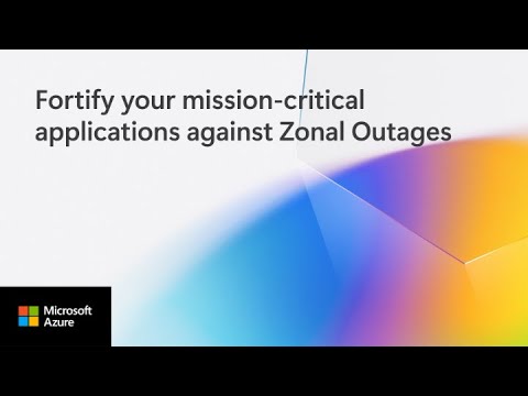 Zonal resiliency in Azure