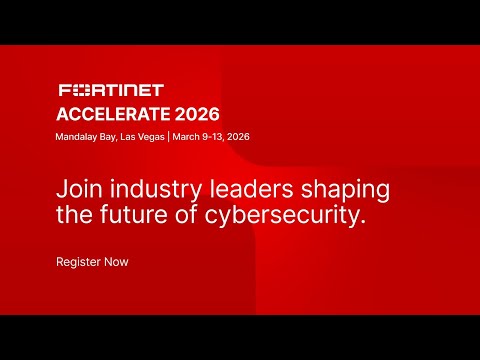 Join Fortinet for Accelerate 2026 | Accelerate26
