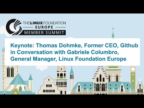 Thomas Dohmke, Former CEO, Github in Conversation with Gab Columbro, GM, Linux Foundation Europe